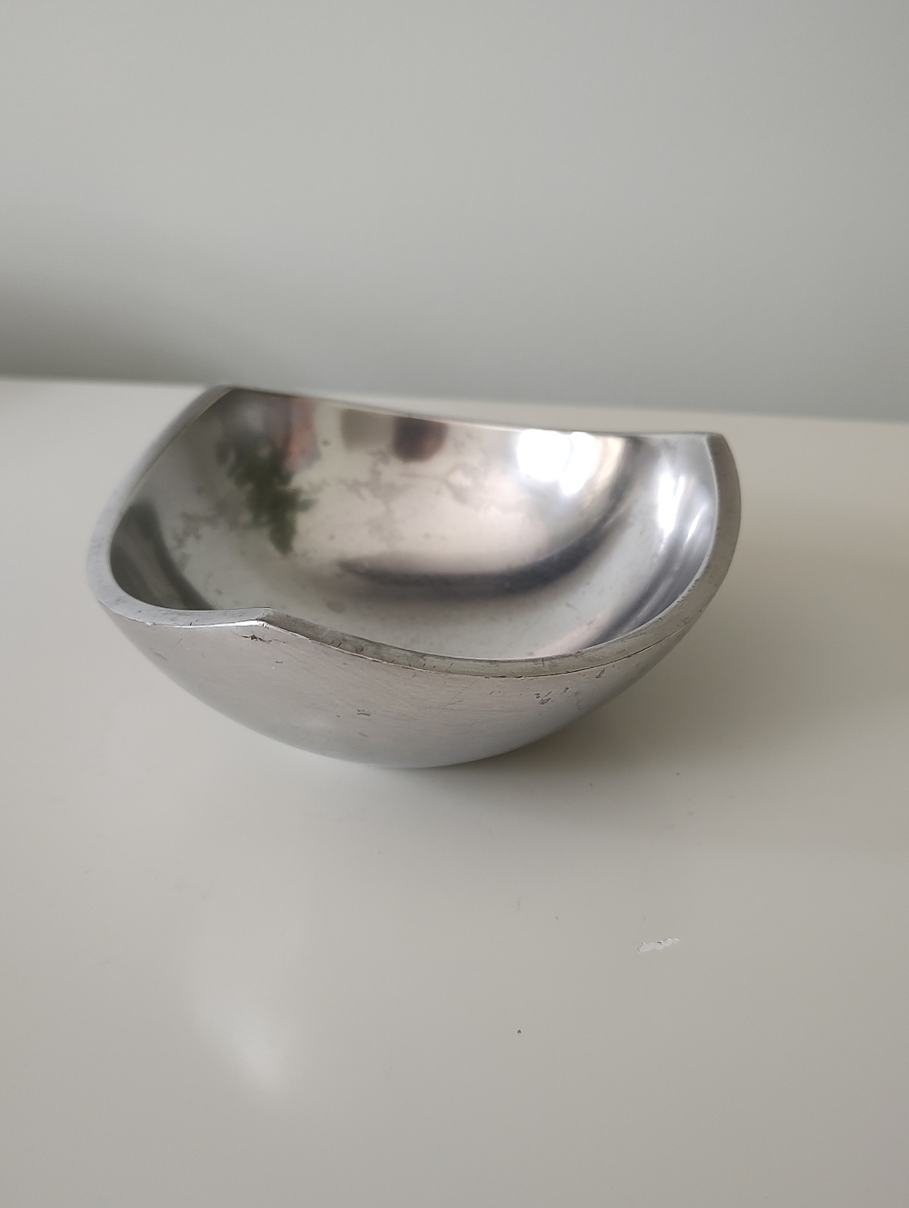 Nambe 516 1967 Tri-Corner Serving Bowl